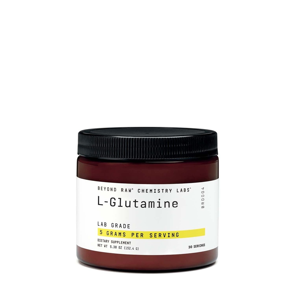 Okrem RAW Chemistry Labs L-Glutamine Powder, podporuje svalovú funkciu, Lab Grade, 30 Servings