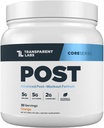Transparentné Labs Post - Post-Workout zotavenie svalového Builder w/L-Glutamine, Kreatín monohydrát, & Carnipure L-karnitínu L-Tartrát pre svalovú obnovu a budovy - 30 Servings, Orange