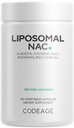 Kódovanie Lipozomálne NAC Supplement - N-acetyl L-cysteín Amino Acid - 2 mesiace Napájanie - Free-Form NAC - Fosfolipid Complex - Vegan, Non-GMO, Gluten-Free, Dairy-Free - 120 Kapsule
