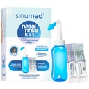 Sinus Rinse, 60PK Nasal Rinse Pakets s NAC a Saline, Gravity Rinse fľašu, Alternative to Neti Pot, Pomáha s alergiou, Kongescia, studené príznaky (Gravity Fľaša s NAC 60PK)