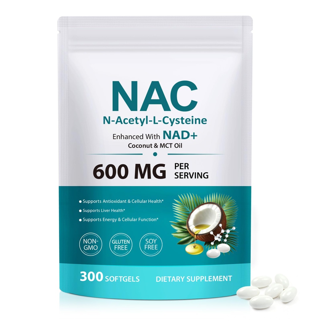 FANSHI NAC Complex s NAD+ & MCT Oil - 300 Softgels 