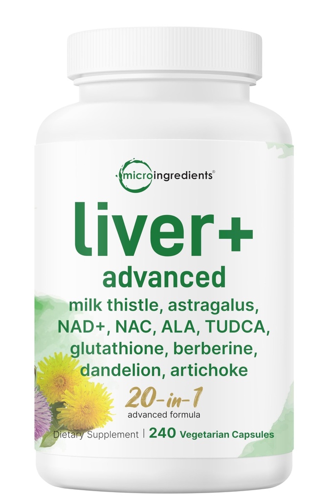 Pečeň Advanced+, 240 Veggie Kapsule 