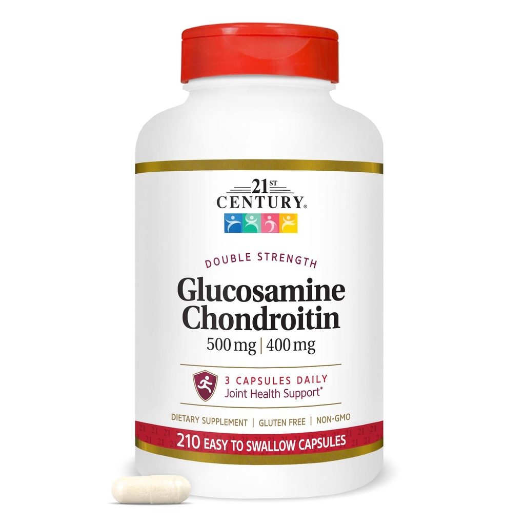21. storočie Glukozamín Chondroitín 500/400mg - Double Strength, cp 210 Počet