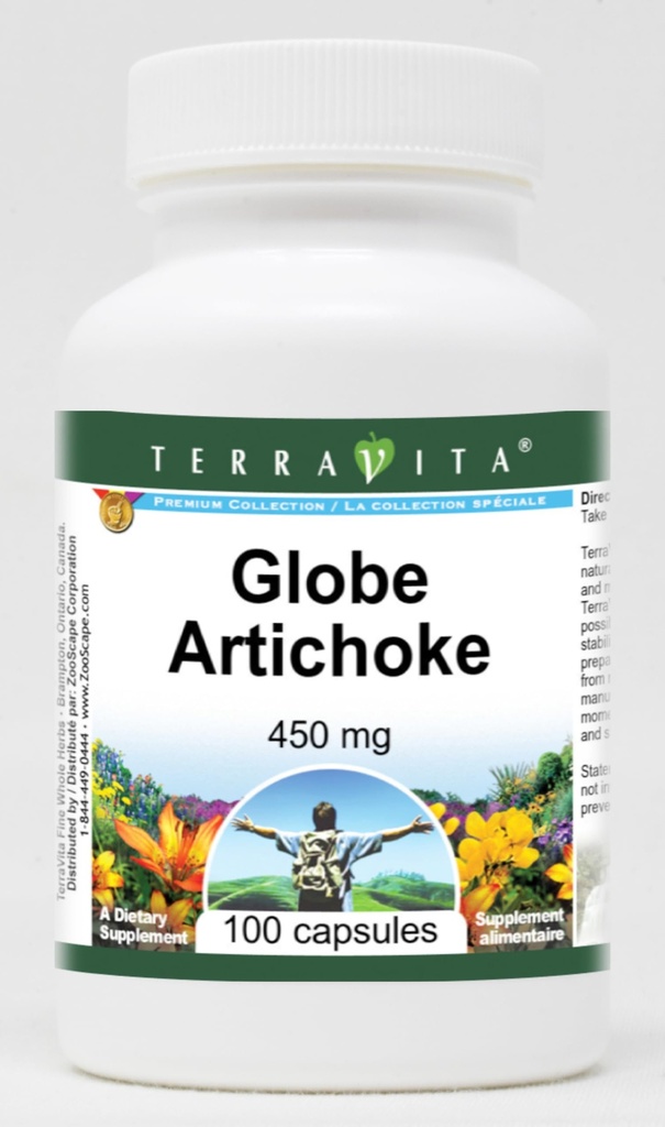 Globe Artičoke - 450 mg (100 kapsúl, ZIN: 520262)