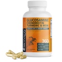 Bronson Glukozamín Chondroitin Turmeric & MSM Advanced Joint & Cartilage Formula, podporuje zdravé kĺby, Mobilita a Kartilage - Non-GMO, 360 Kapsule