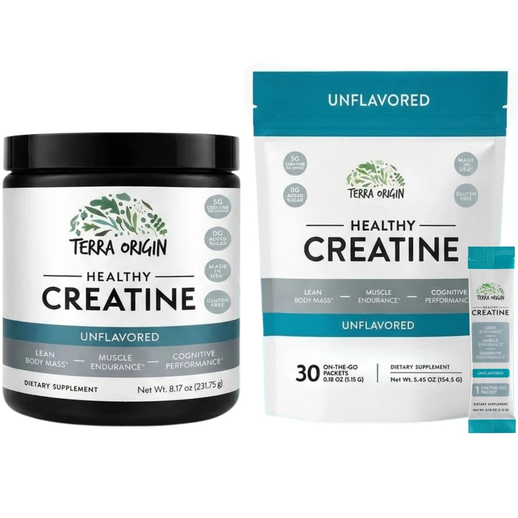 TERRA ORIGIN Kreatín Monohydrát Bundle 