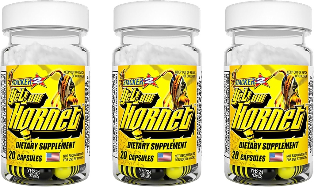 STACKER 2 YELLOW HORNET (3) 20CT. BOTTLES