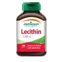 Jamieson Lecithin 1200 mg, 100 Softgels - Zdroj Cholínovej ochrany pečene