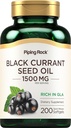 Piping Rock Black Currant Seed Oil Softgel Kapsule 