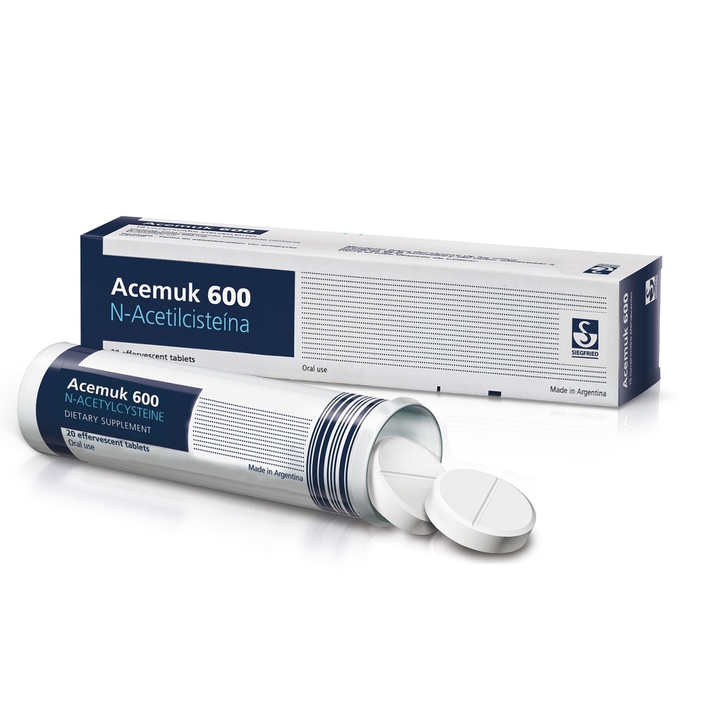 N-acetylcysteín (NAC) 600mg - podporuje respiračné zdravie, imunitné funkcie, pečeň a obličky Detox - potentné antioxidant, jednoduché Absorb - 20 tabliet (1-Pack)