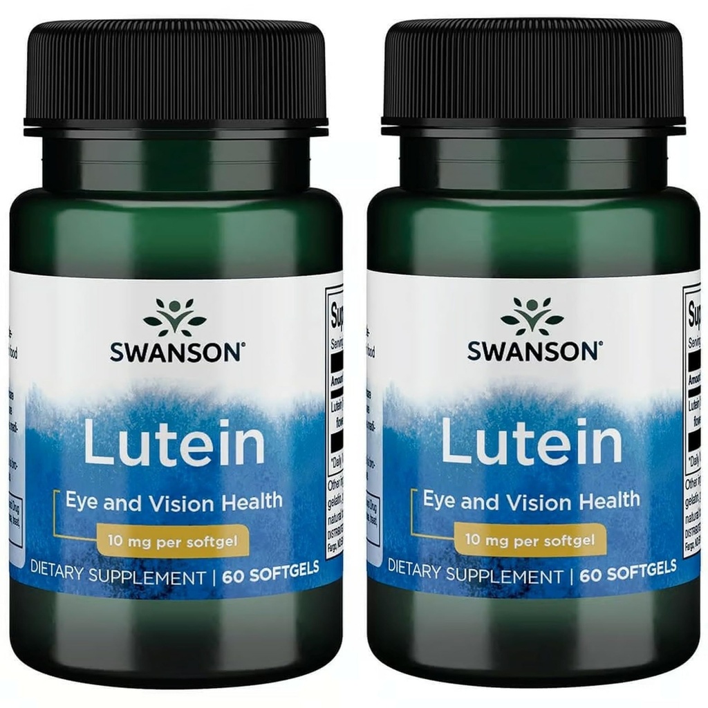 Swanson Lutein 10 Milligrams 60 Sgels (2 balenia)
