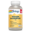SOLARAY vitamín B komplex 100 mg - Cellular Energy, Nerve and Heart Health Support - Supplies All 8 B Complex Vitamíny - Vitamín B12, B1, B2, B3, B6, Niacín, Kyselina listová a biotín - Vegan, 275 Servings