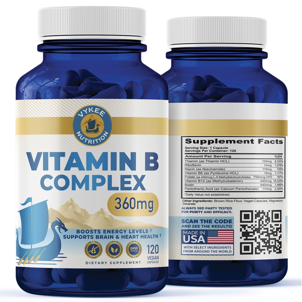 Vykee Nutrition B Complex Supplement 