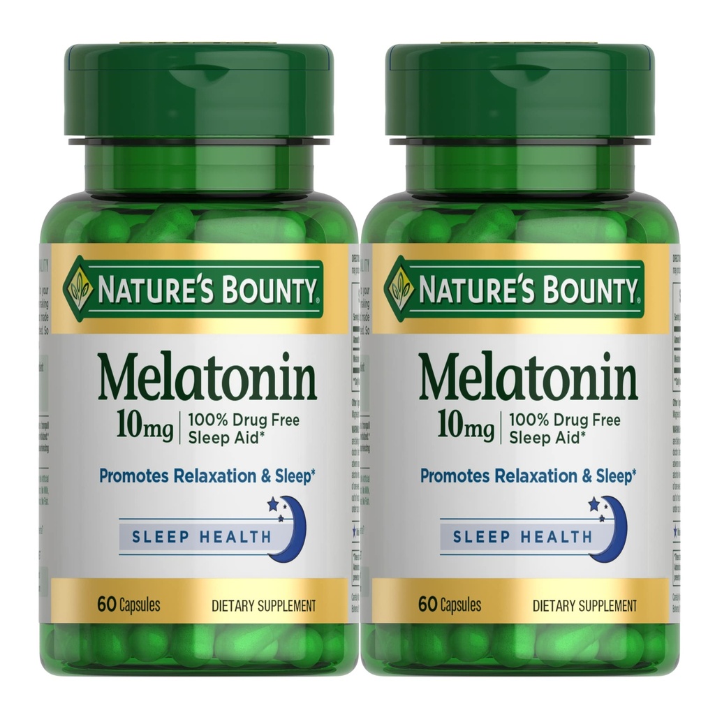 Melatonín podľa prírodnej Bounty, 60 grófov (pár 2)