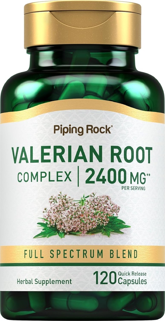 Piping Rock Valerian Root Capsules 2400 mg 
