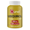 Qunol 100mg Ubichinol, Výkonný antioxidant pre zdravie srdca a ciev, Essential for Energy Production, Natural Supplement Active Form of Coq10, 120 Count