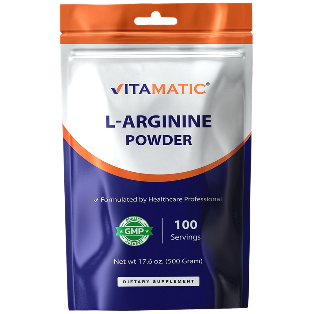 Vitamatic L-Arginín Pure Powder 500 Gram