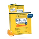 Researched Nutritionals Lipozomálne Glutatión (450mg) Tekutý gél + vitamín C - Tri-Fortify - Pomoc prírodná energia, imunitná podpora a detoxikácia - klinicky skúmal na absorpciu, oranžová (20 paketov)