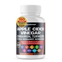 Jablkový Cider Ocot Ceylon Škorica Turmerica Odorless cesnak Olive Leaf Artičoke Black Pepper -150 Kapsule- Vyrobené v USA