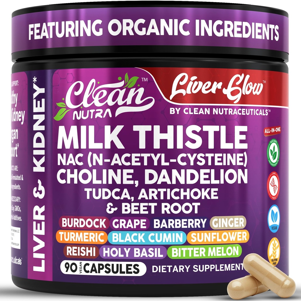 Clean Nutra Organic Milk Thitle Supplement 