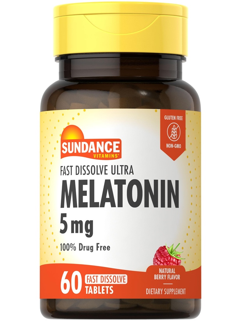 Sundance Melatonin 5mg Fast Rozpúšťané tablety 60 Gróf 