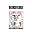 Gauntlet Predprášok, Výbušné cvičenia, Laser Focus, Mid Stim, Úžasná chuť, Veteran Vlastný a operovaný, Balenie mája (25 Slúži, Jahodová Banana)