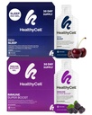 Zdravé REM spánková pomoc doplnok + Immune Super Boost doplnok Bundle
