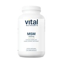 Vital Nutrients - MSM 1000 mg - Prírodná forma organického síry - 240 kapsúl