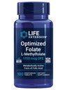 Life Extension Optimized Folate, 1700 mcg DFE, 100 Vegetarian Tablets