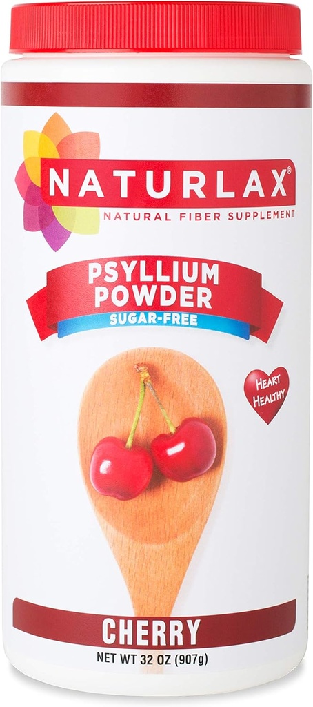 Cherry Ochutené Psyllium Husk, bez cukru (32 oz)