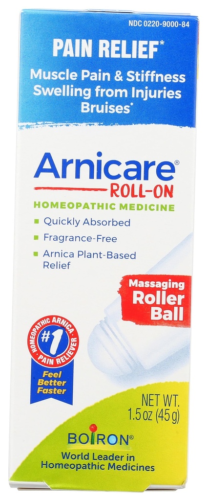 Boiron Arnicare Roll-on gel, for bruising, pain, stiffness, aches, Homeopathic Medicine for Pain Relief, 1.5 Ounce (Pack of 1)