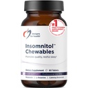 Designs for Health Insomnitol Chewables - Chewable Melatonin - 200 mg L-Theanine, 5-HTP, Vitamín B6 + Inositol - Delicious Lemon Ochutené doplnok - Vegan (60 tabliet)