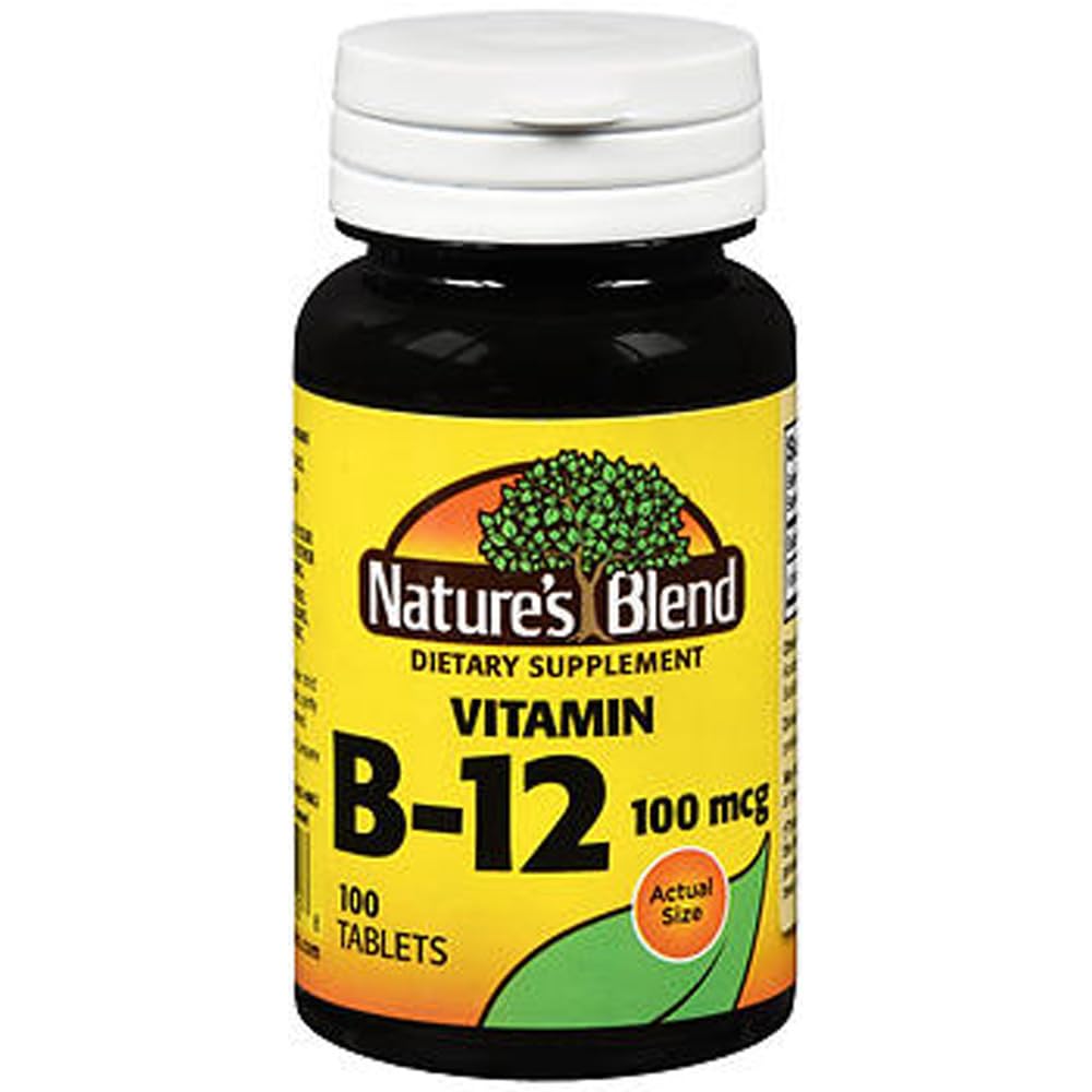 Prírodná zmes vitamín B12 100 μg tablety - 100 ct, balenie po 2