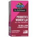 Záhrada života Dr Formulované ženy pH Probiotiká 50 miliárd CFU, Pre + Pro + Postbiotiká - Tráviace, Imunitné a Vaginálne Podpora, Zemiaky, Akácia, Postbiotické Metabolity, 30 dní