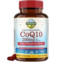 Terranics CoQ10 200mg, Koenzým Q10 Supplement with Extra Virgin Olive Oil for Enhanced Absorbtion, Made in USA, podporuje zdravie srdca, Antioxidant ochrana, Výroba energie, Non-GMO, 120 Softgels
