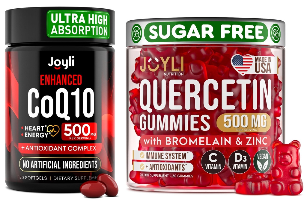 Quercetin s hypromelínom & CoQ10 500mg Bundle 