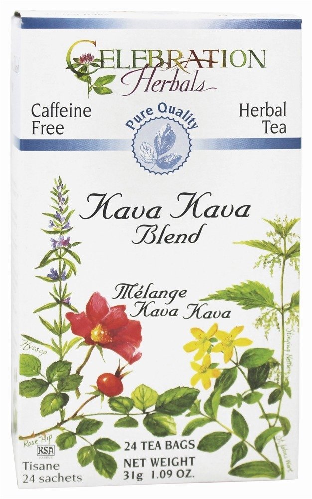 CELEBRATION HERBALS Organic Kava Kava Tea, 24 CT