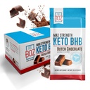 Dr. Boz - Keto BHB Powder - Holandská čokoláda, 20 Vrecká - Zvýšiť energiu a znížiť chuť do jedla - Max Strength Dietary Supplement - USA Made - 11.7oz (322g)