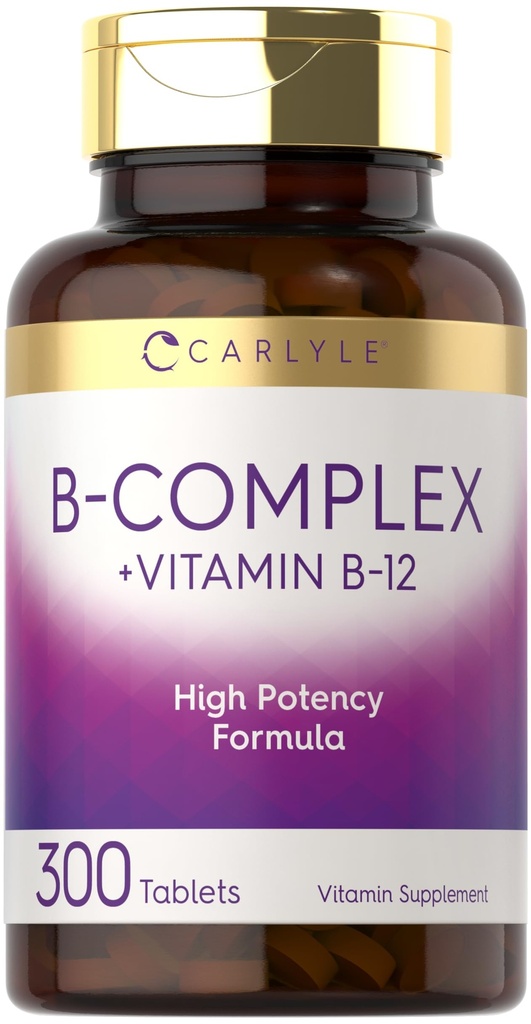 Carlyle B-komplexný vitamín s B12 300 tabletami