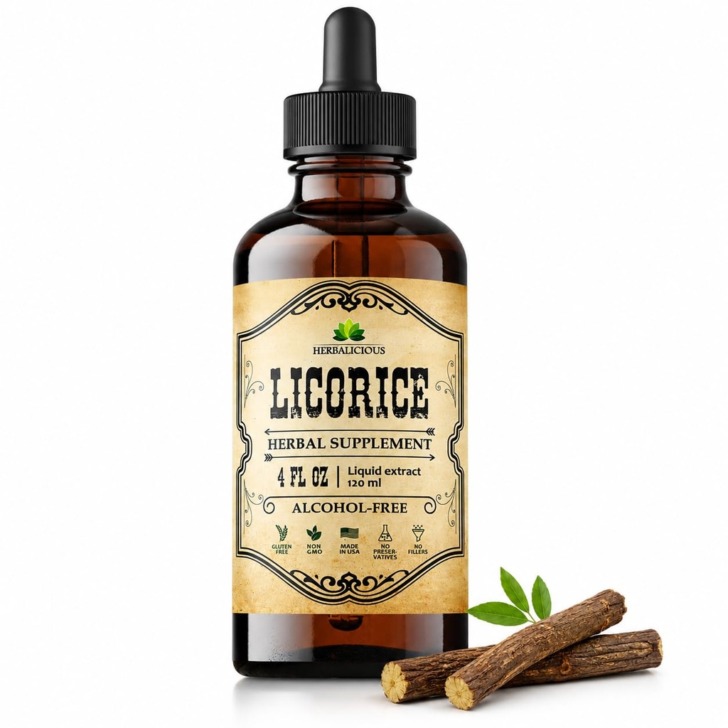 HERBALICIOUS Licorice Root Extract (Glycyrrhiza glabra) 