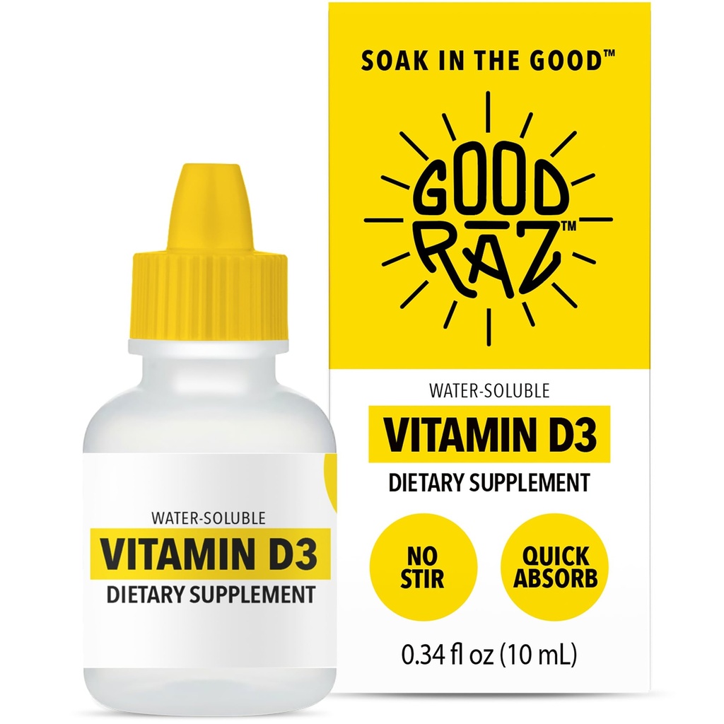 Vitamín D3 kvapky pre dospelých 4-Mesiac Zásobovanie 