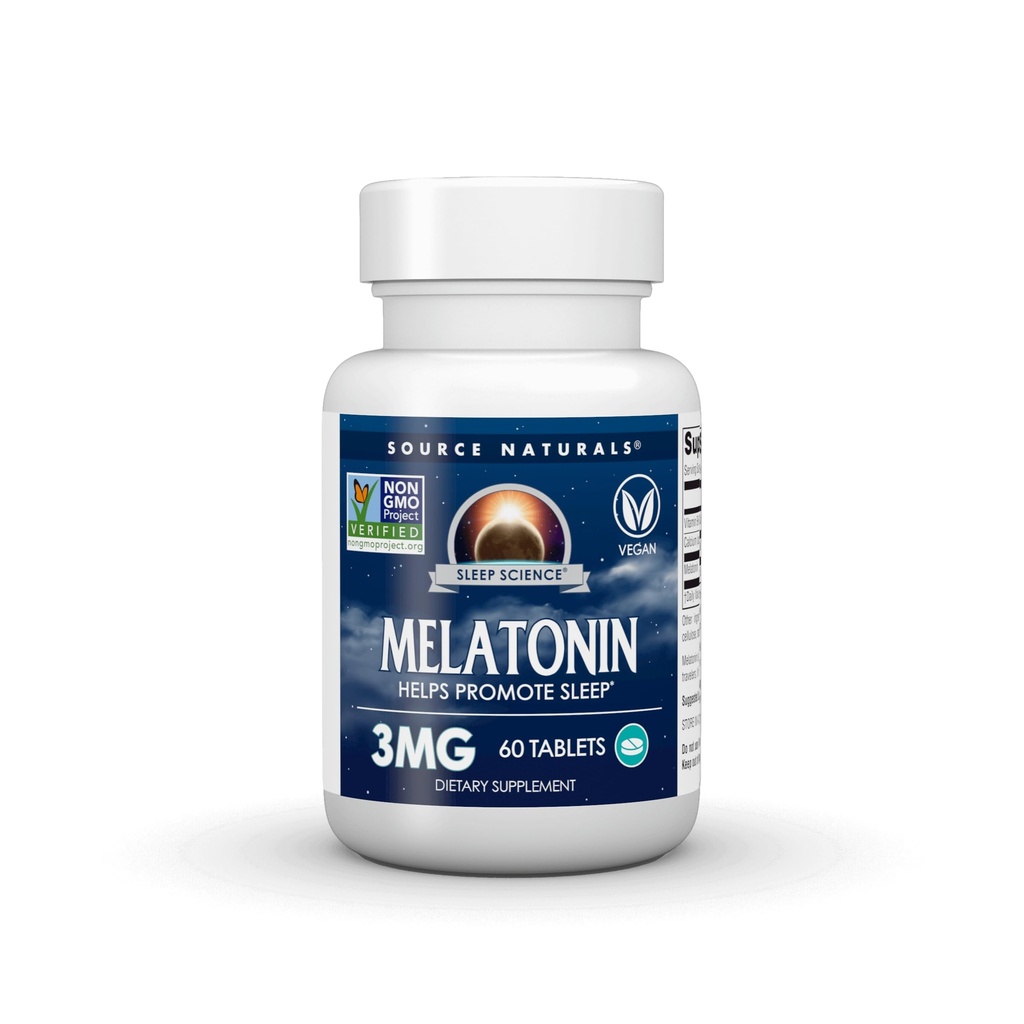 Zdroj Naturals Sleep Science Melatonin* - 3 mg, 60 Time Released Tablets