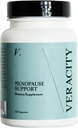 Veracity Menopauza & Perimenopauza Suplement for Women - Natural Relief for Hot Flash, Night Sweats, Mood Swings & Low Estrogen - Estrogen Supplement for Women
