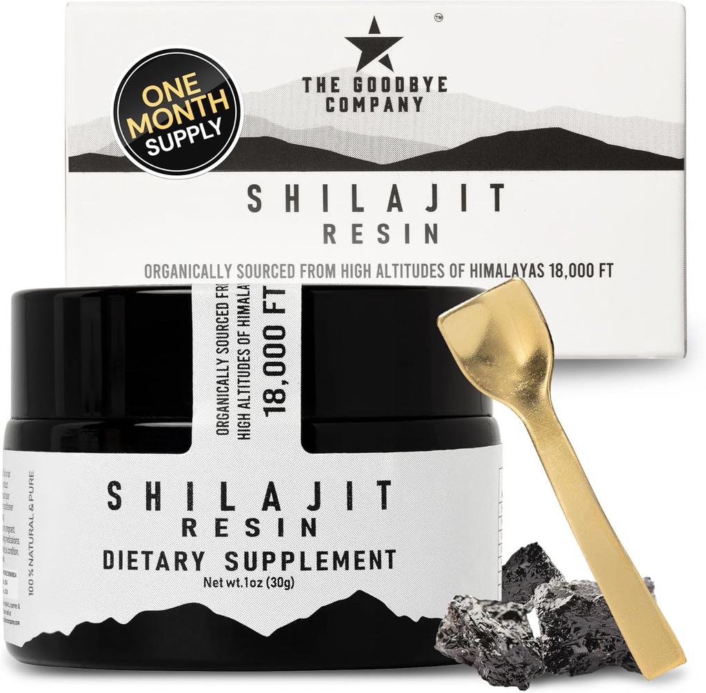 The Goodbye Company Pure Shilajit Resin 