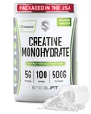 Oceľové fit kreatúry Kreatín Monohydrát Prášok, Neochutený - Nemecký mikronizovaný Kreatín Powder pre mužov a ženy - Gym Cvičenie Nutričné doplnky pre svalový zisk, mozog zdravie a silu budov