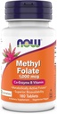 Teraz doplnky, Metylfolát 1000 μg, Metabolicky aktívny folát*, Co- Enzyme B Vitamín, 180 tabliet