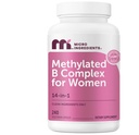 Micro Ingrediencie Metylated B Complex for Women, 240 Vegetarian Kapsule 