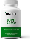 USCare Joint Support Supplement with Glucosamine, Turmerica, Boswellia, MSM and More for Back, Kolená, Ruky