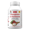 ANDREW LESSMAN Cranberry s D-Mannose - 180 kapsule - podporuje močový mechúr, obličky a močových ciest zdravie. Vysoká sila Štandardizovaný Cranberry koncentrát a D-Mannose. Kapsuly sa ľahko prehĺtajú