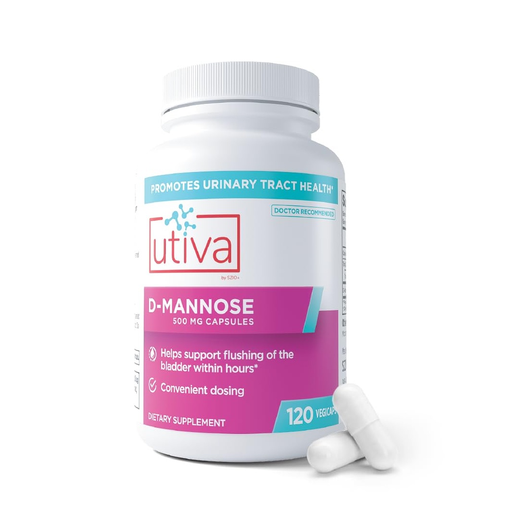 Szio+ Utiva D- Mannose 500mg Kapsule 